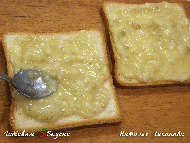Сандвичи с арахисовым маслом и бананом