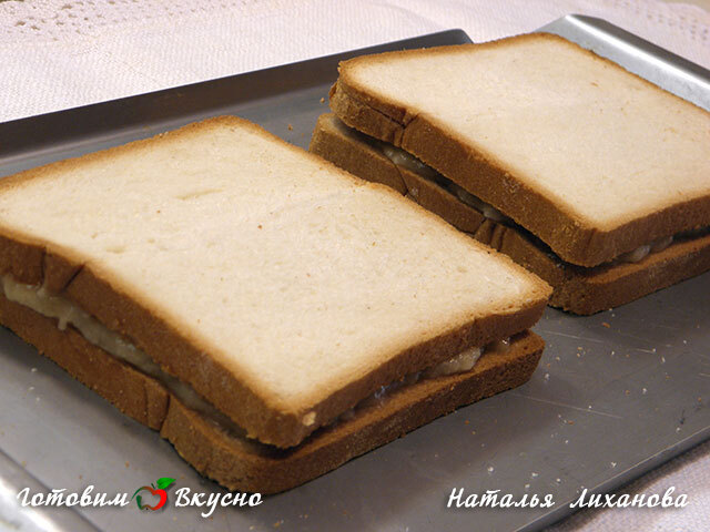 Сандвичи с арахисовым маслом и бананом