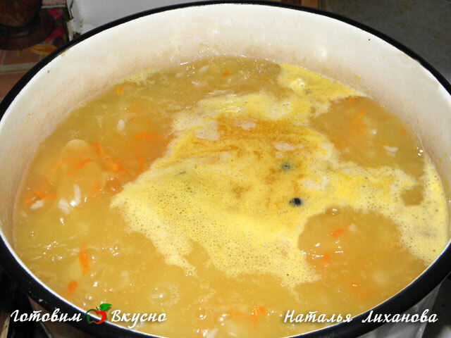 Суп из индейки с рисом